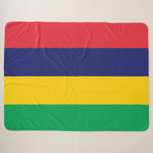 Vlag van Mauritius Sherpa Deken