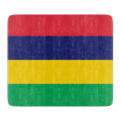 Vlag van Mauritius Snijplank (Voorkant)