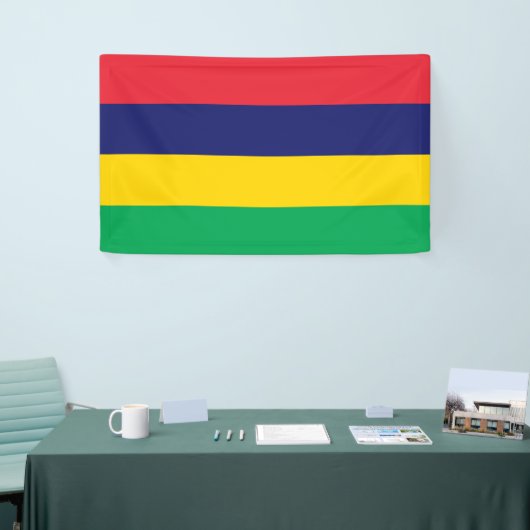 Vlag van Mauritius Spandoek (Beurs)