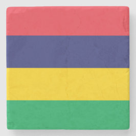 Vlag van Mauritius Stenen Onderzetter
