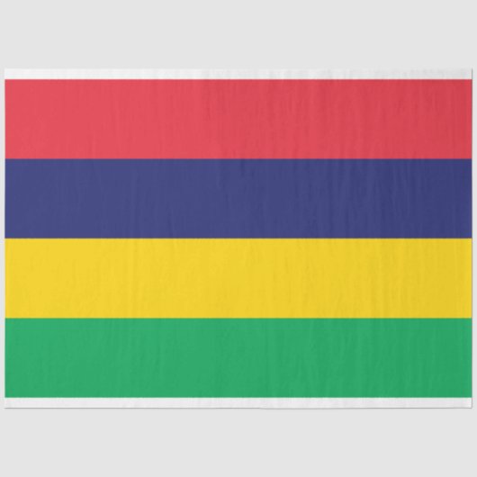 Vlag van Mauritius Tissuepapier (Voorkant)