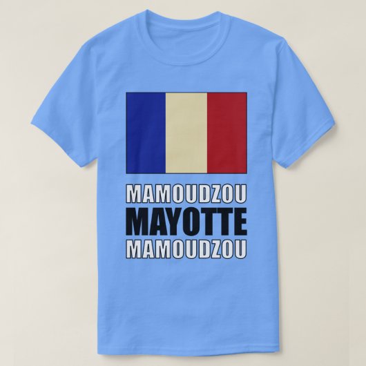 Vlag van Mayotte T-shirt (Design voorkant)
