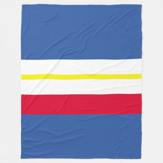 Vlag van Mecklenburg Fleece Blanket Deken (Voorkant)