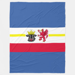 Vlag van Mecklenburg Fleece Blanket Deken