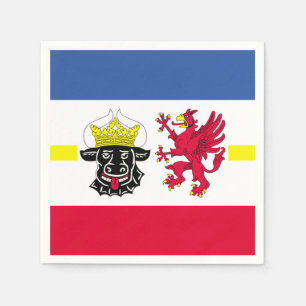 Vlag van Mecklenburg-Voor-Pommeren servetten