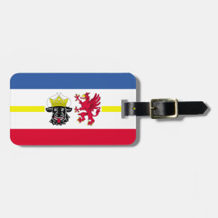 Vlag van Mecklenburg-Western Pommeren Bagagelabel