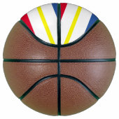 Vlag van Mecklenburg-Western Pommeren Basketball Basketbal (Rechts)