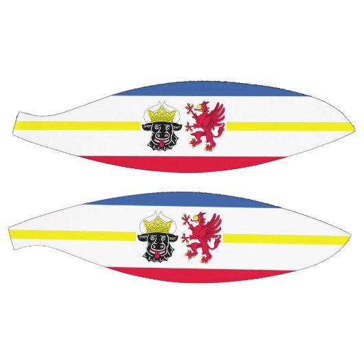 Vlag van Mecklenburg-Western Pommeren Basketball Basketbal (Panelen)