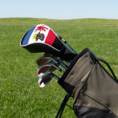 Vlag van Mecklenburg-Western Pommeren Golfheadcover (Insitu)
