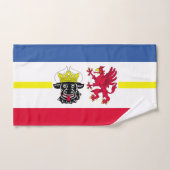 Vlag van Mecklenburg-Western Pommeren Handdoek (Handdoek)