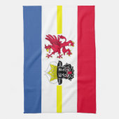 Vlag van Mecklenburg-Western Pommeren Kitchen Towe Theedoek (Verticaal)