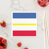 Vlag van Mecklenburg-Western Pommeren Papier Napki Servet (Insitu)