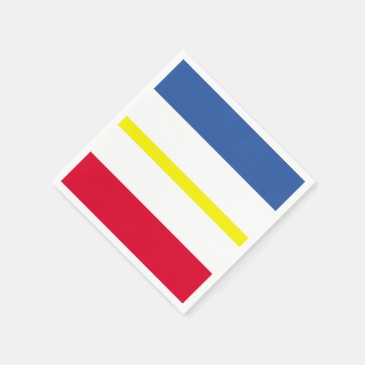 Vlag van Mecklenburg-Western Pommeren Papier Napki Servet (Hoek)