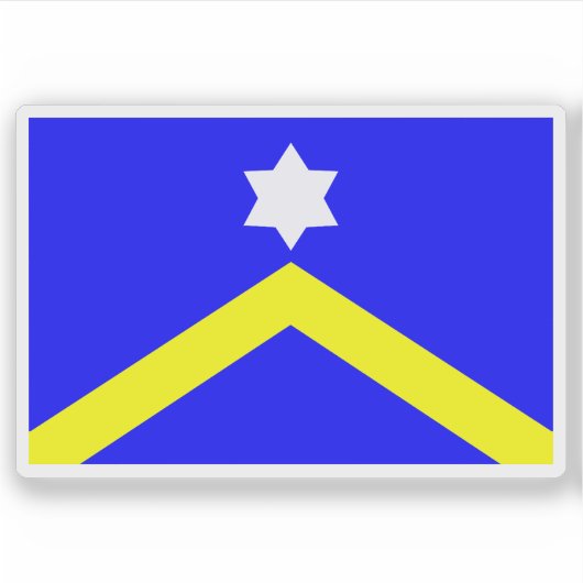 Vlag van Mellieħa (2000-Cadeau) Sticker (Voorkant)