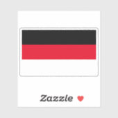 Vlag van Memmingen, Duitsland Sticker (Vel)