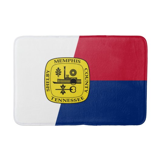 Vlag van Memphis, Tennessee Bath Mat (Voorkant)