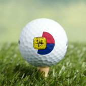 Vlag van Memphis, Tennessee Golf Balls Golfballen (Insitu Shirt)