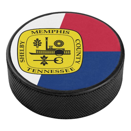 Vlag van Memphis, Tennessee Hockey Puck (3/4)
