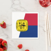 Vlag van Memphis, Tennessee Napkins Servet (Insitu)