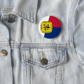 Vlag van Memphis, Tennessee Pinback-knop Ronde Button 5,7 Cm (In situ)