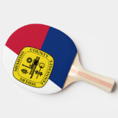 Vlag van Memphis, Tennessee Ping Pong Paddle Tafeltennisbatje (Zijkant)