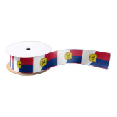 Vlag van Memphis, Tennessee Satin Ribbon Satijnen Lint (Spoel)