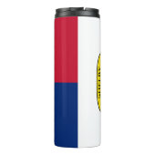 Vlag van Memphis, Tennessee Thermal Tumbler Thermosbeker (Achterkant)