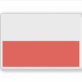 Vlag van Merina, Afrika Sticker (Voorkant)