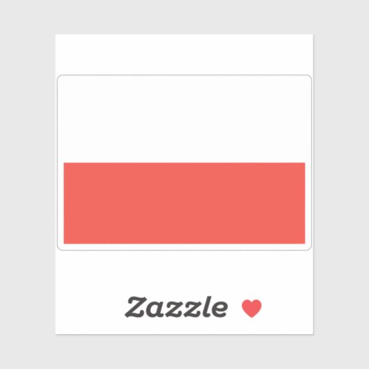 Vlag van Merina, Afrika Sticker (Vel)