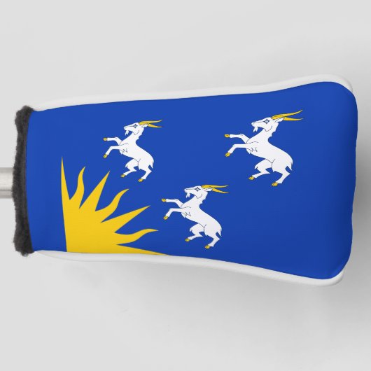 Vlag van Merionethshire Golfheadcover (Voorkant)