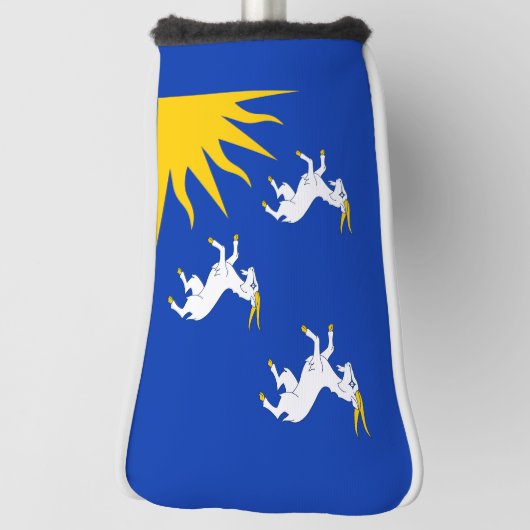 Vlag van Merionethshire Golfheadcover (Draai 90)