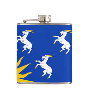 Vlag van Merionethshire Hip Flask Heupfles