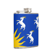 Vlag van Merionethshire Hip Flask Heupfles (Rechts)