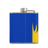 Vlag van Merionethshire Hip Flask Heupfles (Achterkant)
