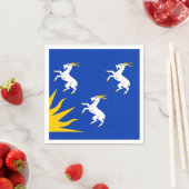 Vlag van Merionethshire Paper Napkins Servet (Insitu)