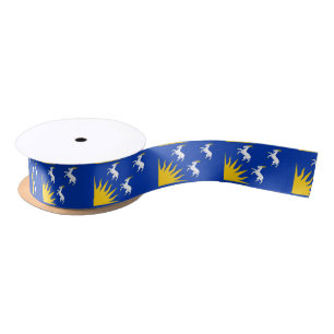 Vlag van Merionethshire Satin Ribbon Satijnen Lint