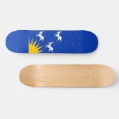 Vlag van Merionethshire Skateboard (Horizontaal)