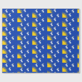 Vlag van Merionethshire Wrapping Paper Cadeaupapier (Vlak)