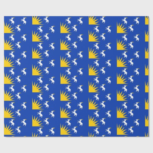 Vlag van Merionethshire Wrapping Paper Cadeaupapier (Vlak)