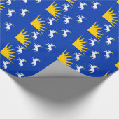 Vlag van Merionethshire Wrapping Paper Cadeaupapier (Hoek)