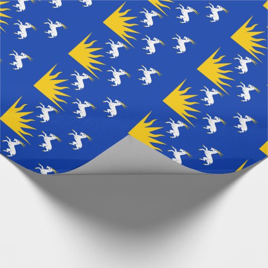 Vlag van Merionethshire Wrapping Paper Cadeaupapier (Hoek)
