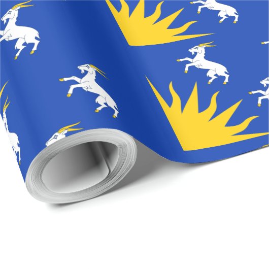 Vlag van Merionethshire Wrapping Paper Cadeaupapier (Rol Hoek)