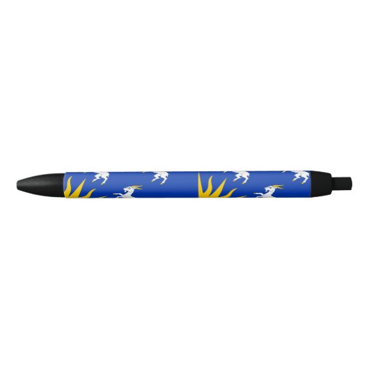 Vlag van Merionethshire Zwarte Inkt Pen (Voorkant)