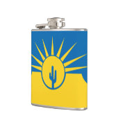 Vlag van Mesa, Arizona Flask Heupfles (Links)
