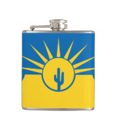 Vlag van Mesa, Arizona Flask Heupfles (Voorkant)