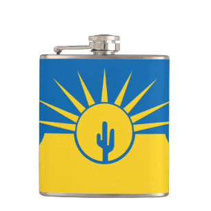 Vlag van Mesa, Arizona Flask Heupfles