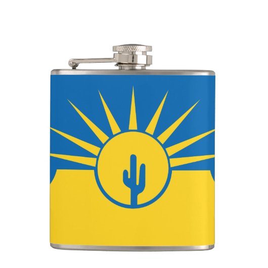 Vlag van Mesa, Arizona Flask Heupfles (Voorkant)