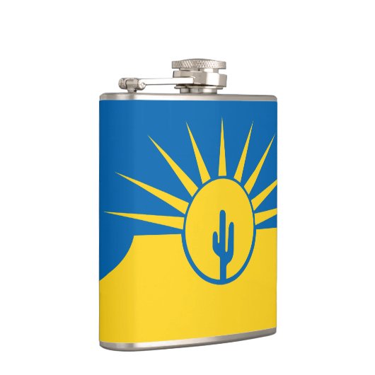 Vlag van Mesa, Arizona Flask Heupfles (Rechts)
