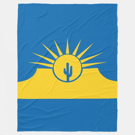 Vlag van Mesa, Arizona Fleece Blanket Deken (Voorkant)