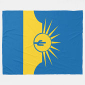 Vlag van Mesa, Arizona Fleece Blanket Deken (Voorkant (Horizontaal))